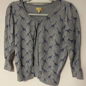 Vera Wang giraffe sweater